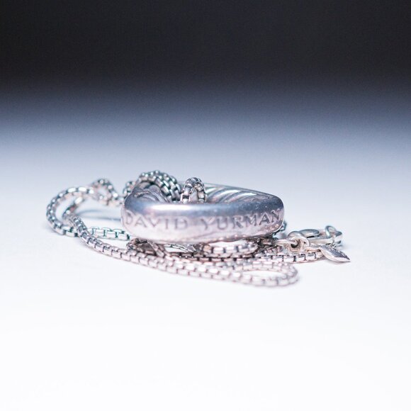 David Yurman Cable Heart Necklace - Picture 6 of 8